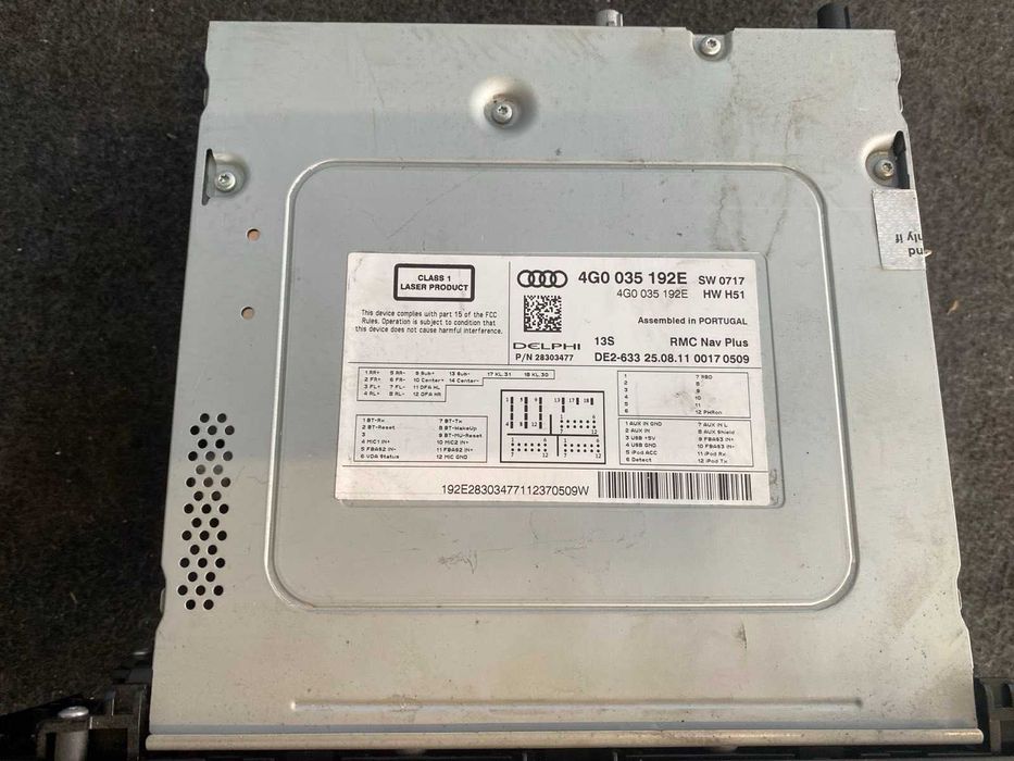 Мултимедия Mmi навигация Dvd за Ауди А6 Audi A6 4g 4g0035192E c 7