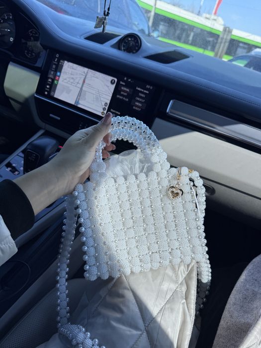 Geanta margele handmade