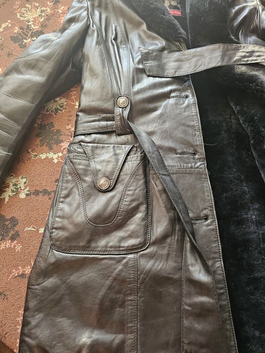 Продам кожаную дублёнку