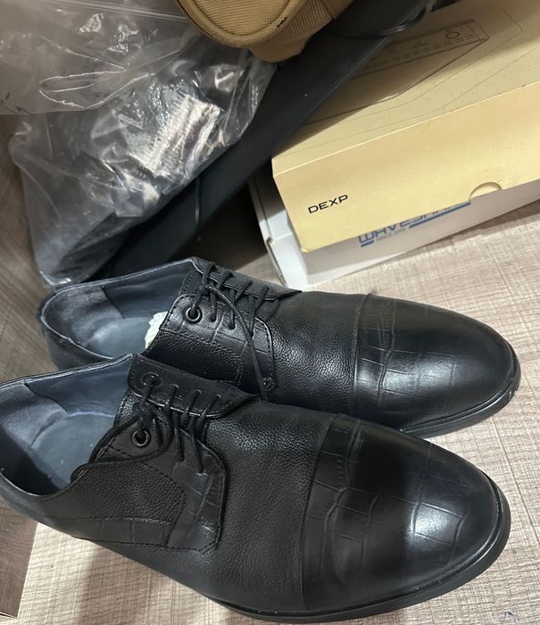 Мужские туфли черные