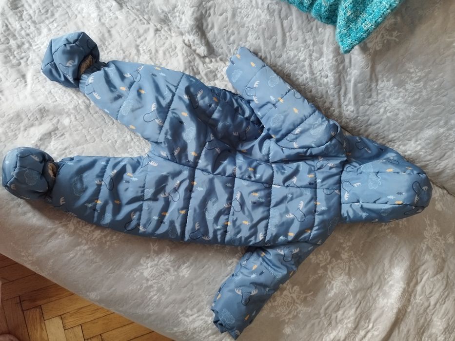 Costum iarna bebe unisex 0-6 luni