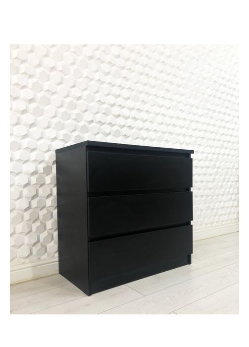 Комод шкаф черный матовый