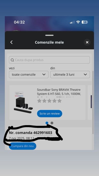 Sistem audio Sony BRAVIA dobly atmos 1000w putere totala