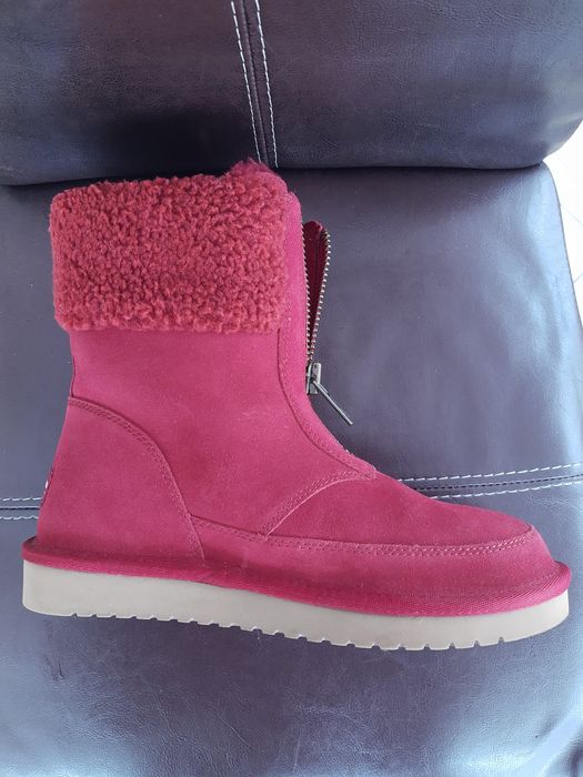 Дамски зимни боти(апрески) ugg Koolaburra 38# естествен велур и вълна