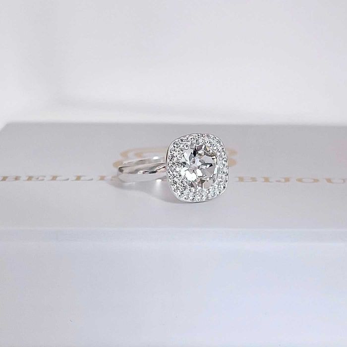 Дамски Сребърен Пръстен с Кристали ''Swarovski''