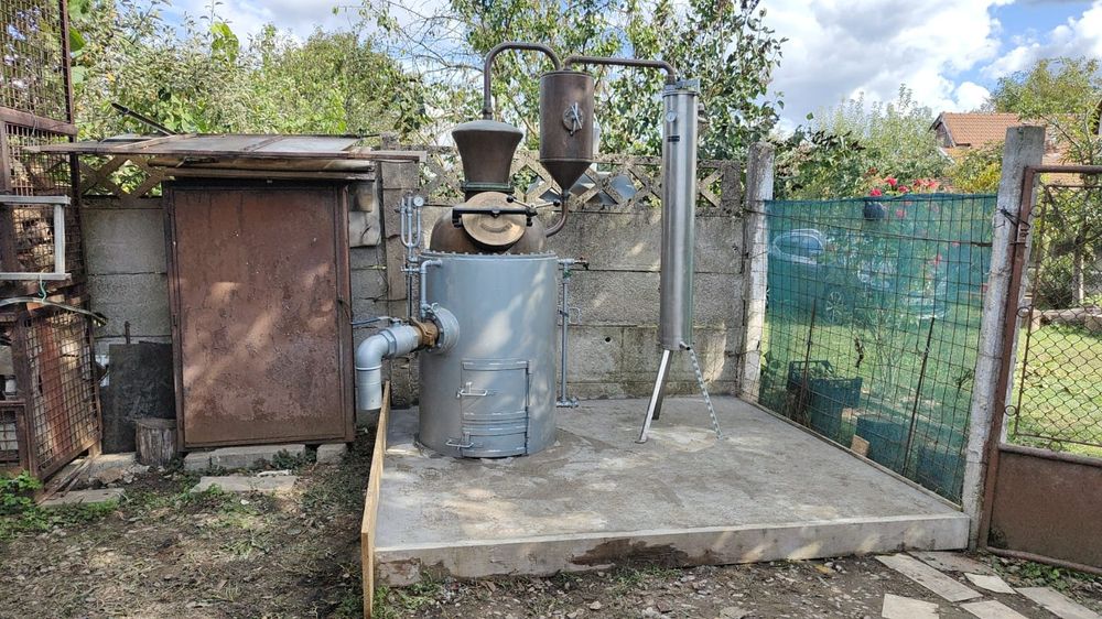 Cazan Distilare Profesional MÜLLER Germania 150L – Dublă Distilare / Baie Aburi