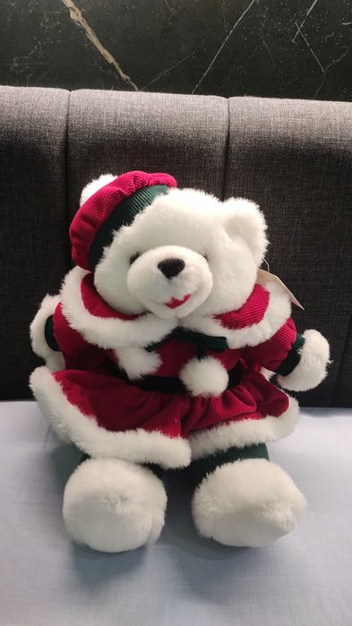 Колекционерско коледно плюшено МЕЧЕ с етикет- 35см.