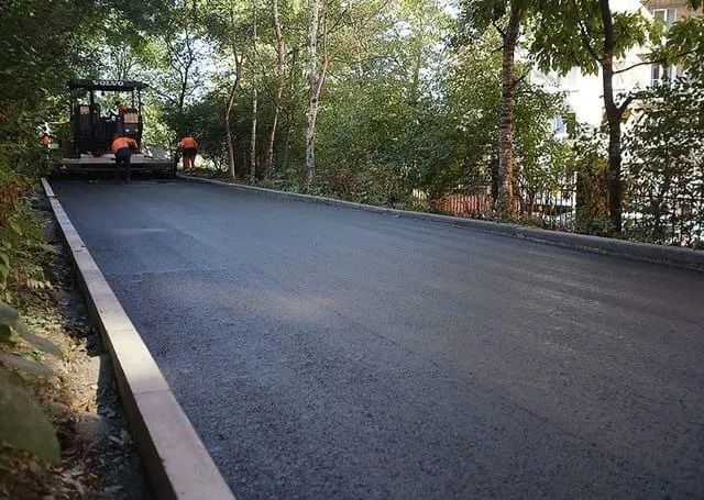 Асфальтирование Асфальт Укладка асфальта