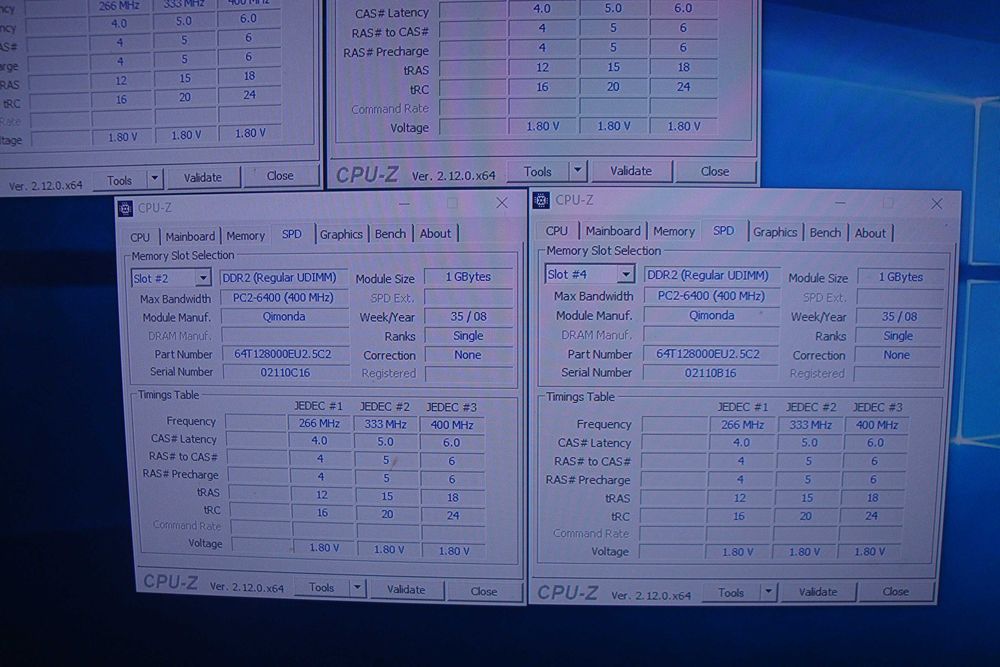 set memorie ram qimonda ddr2 4gb 1rx8 pc2 6400 800mhz