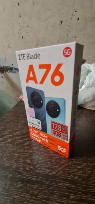 Смартфон ZTE Blade A76 чисто нов