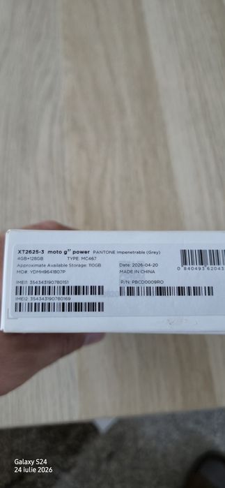 Vand Motorola G37 power nou,  baterie de 7000 mah