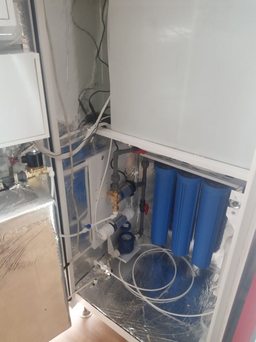 Новые Аппараты для очистки воды.  Кредит снековый автомат уличный