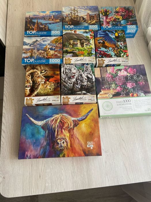 Пазлы в хорошем состоянии