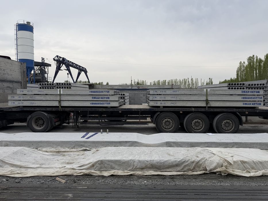 Har qanday o’lchamdagi beton plitalar Plita
