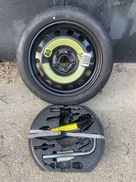 Roata rezerva slim R16, 5x112, completa cu toate accesoriile,