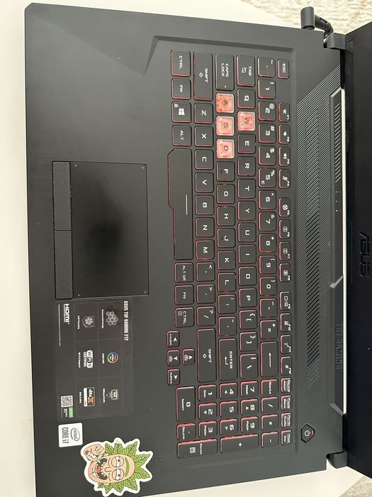 ASUS TUF Gaming F17 – i7 / 16GB / SSD / GTX 1650 Ti / Full HD 144Hz