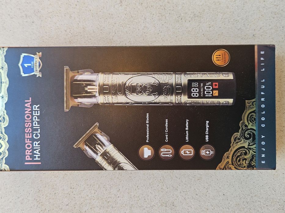 Машинка за подстригване на коса, тример за брада, безжична