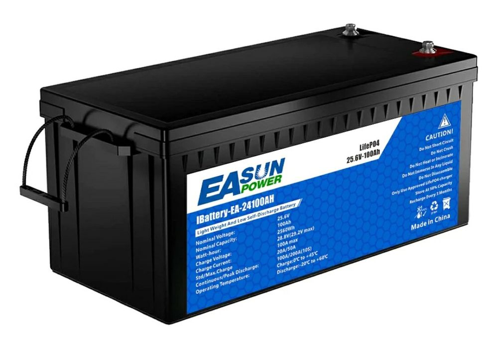 Vand baterie lifepo4 Easun 24v 100ah