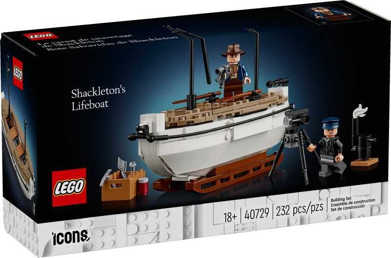 Lego 40729 Shackleton's Lifeboat, Sigilat