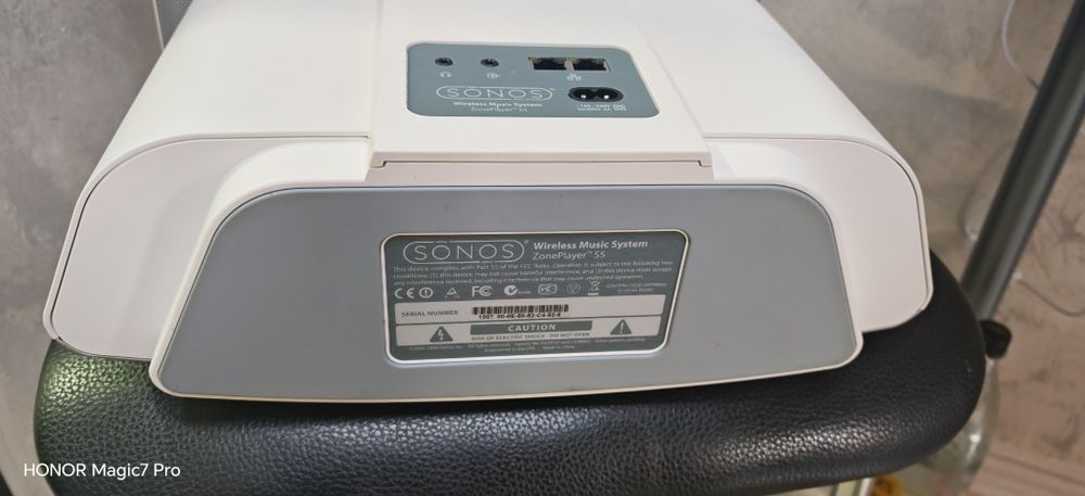 2x Sonos Play:5 S5 stereo boxe premium WiFi + AUX sunet puternic