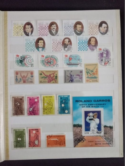 Марки почтовые тематика "СПОРТ", коллекция