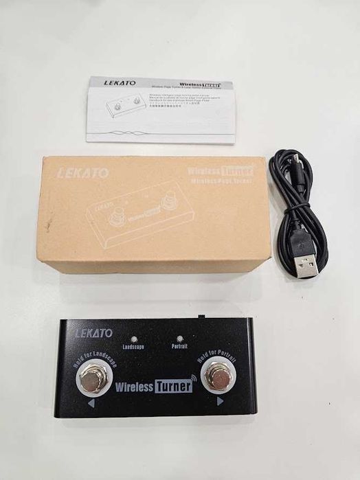 LEKATO Wireless Page Turner Pedal – безжичен foot controller за таблети, iPad и музиканти