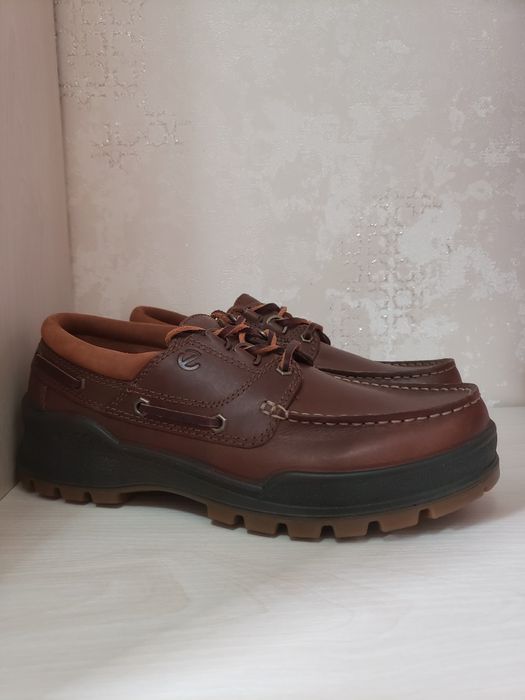 Мокасины на шнуровке,классические,Ecco original,39