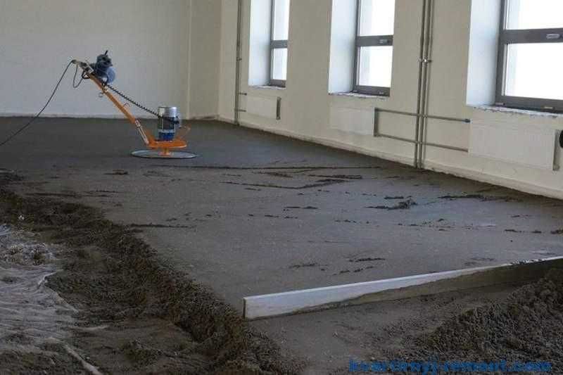 Стяжка пола Полусухая стяжка пола Ровный пол за 1 день