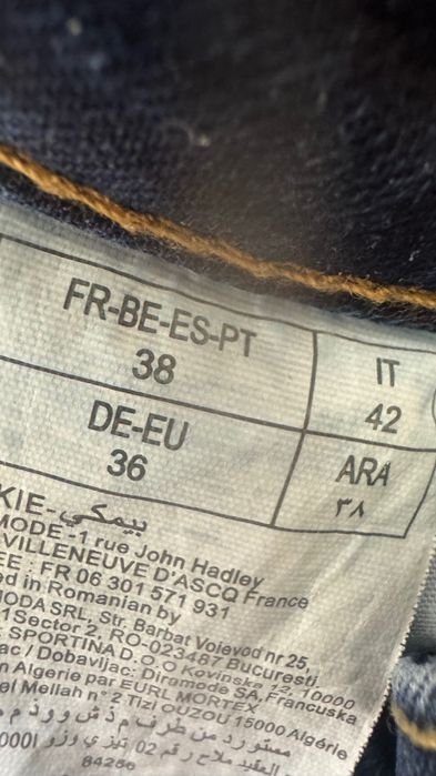 Blugi skinny talie înălta Pimkie