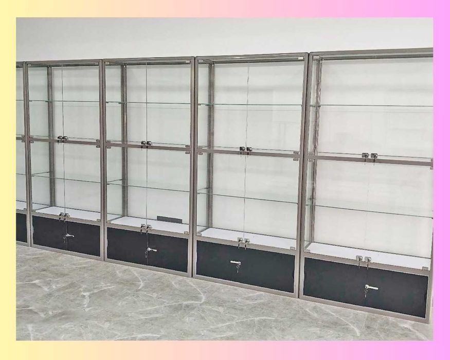 Прилавок витрина, витрина стеклянная, oynaly vitrina va prilavkalar