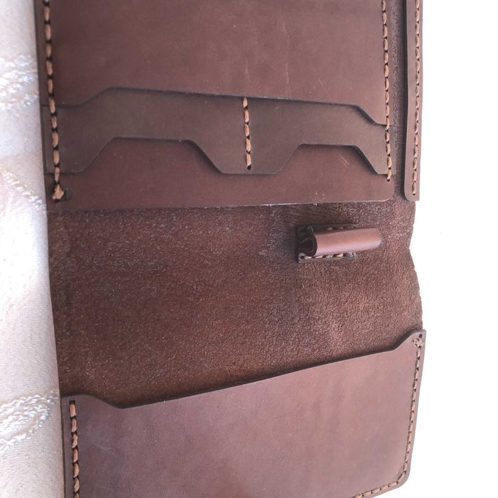 Калъф за пътуване BURGUNDY COLLECTIVE, есст. кожа ръчна изработка, ЮАР