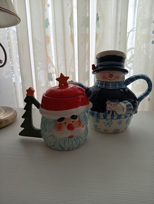 Продам декоративные чайник и сахарница