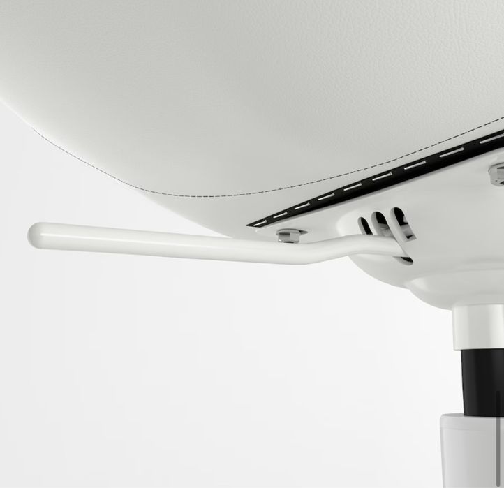 Scaun birou rotativ alb