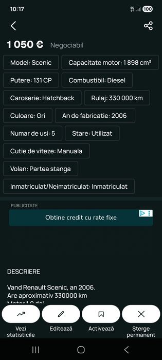 Renault Scenic 2006 1.9dci