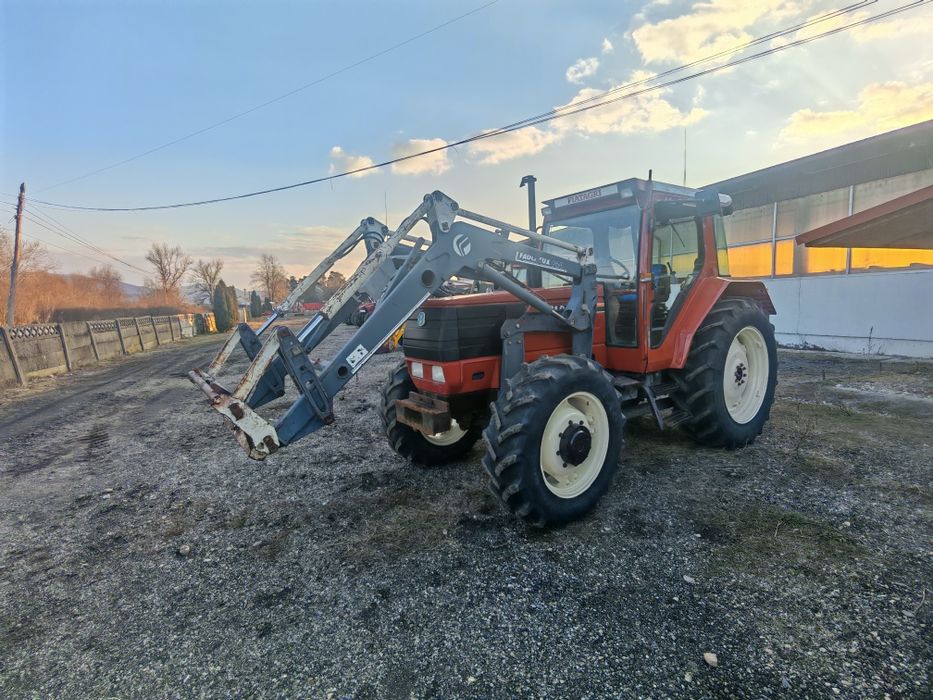 Tractor Fiat F100 cu incarcator frontal Faucheux