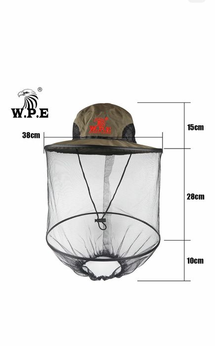 Шляпа антикомарин, работаем круглосуточно