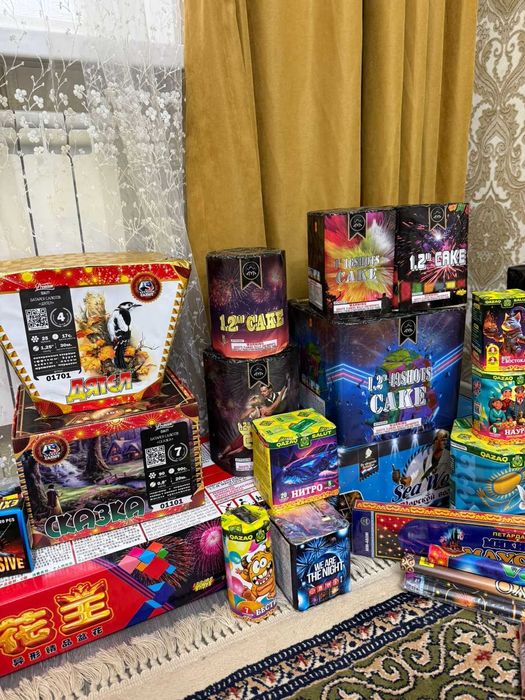 салюты и фейерверки Актау