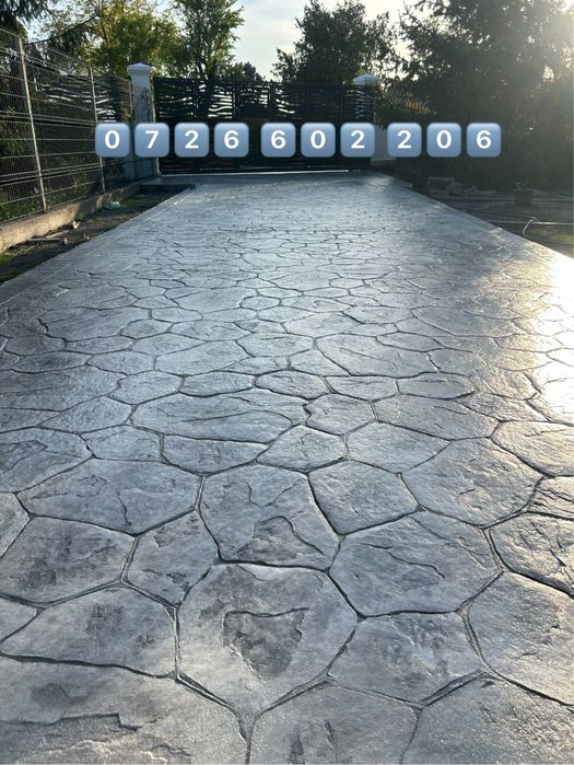 Beton amprentat Targoviste/Dambovita
