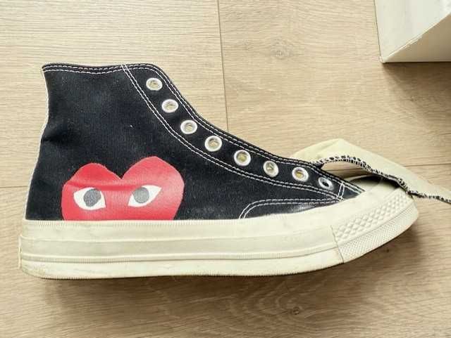 Vand Converse x Comme des Garçons PLAY Chuck 70, marimea 41