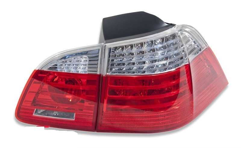 LED стопове BMW E61 5 червени бели хром Лед Комби Е60 БМВ Е61 03-07'