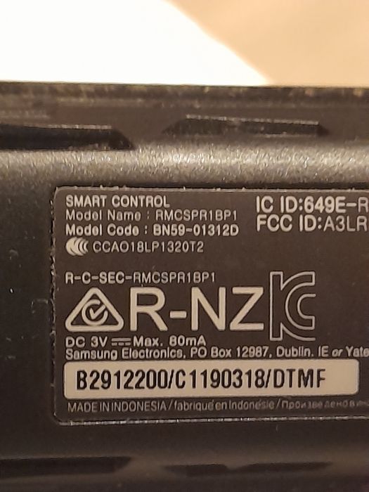 Пульт от тв Samsung