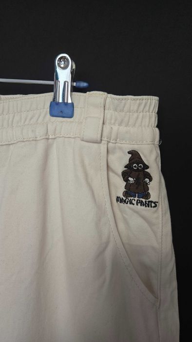 Pantaloni dama SWEET SKTBS L off-white, MAGIC PANTS, bumbac, skatewear