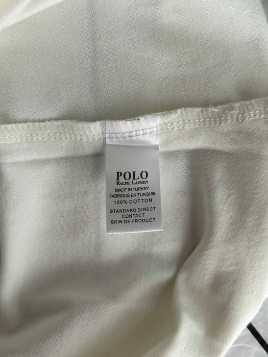 Polo Ralph Lauren бяла поло тениска
