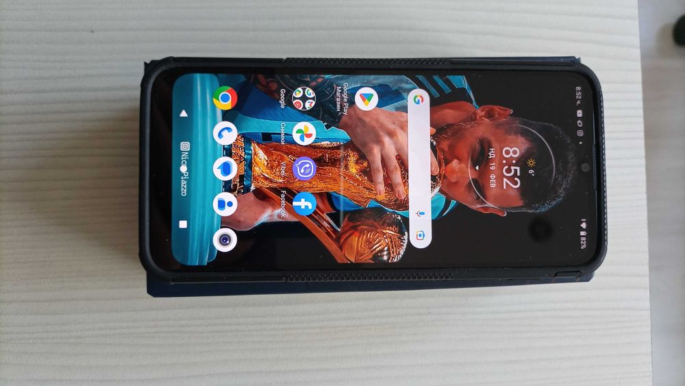 Motorola Moto E7 Power 64GB/4GB RAM blue подарък часовник