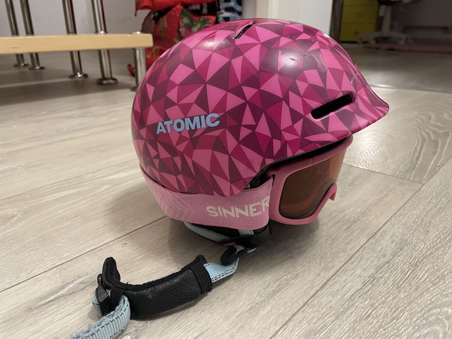 Vand casca schi Atomic si ochelari schi Sinner copii/fetite