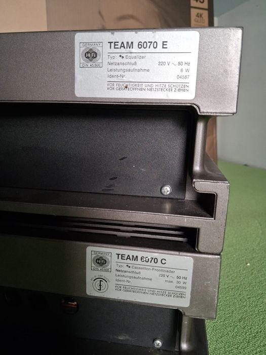 Egalizator grafic și casetofon deck Schneider Team 60 70