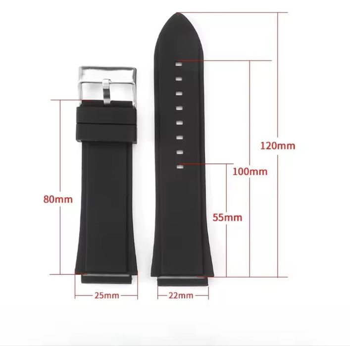 Нова силиконова верижка за часовници Guess