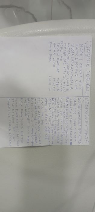 Авто Стекла боковые Б/У