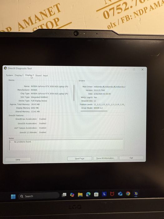 NDP Amanet Braila Laptop Lenovo (50741)