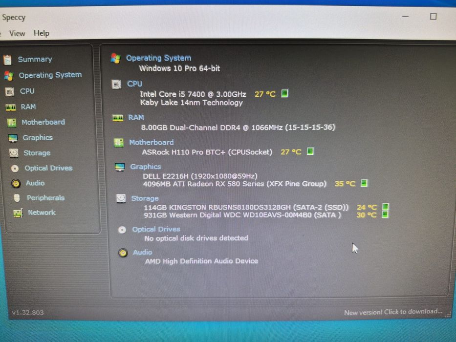 PC Gaming i5 7400 DDR4 RX 580 CS2 FiveM